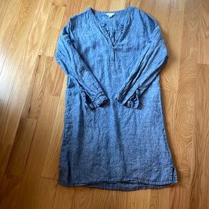 Garnet Hill linen dress, size 8